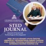 Čestitke povodom kategorizacije STED Journala u prvu kategoriju naučnih časopisa u RS