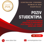 POZIV STUDENTIMA ZA PRIJAVU ZA POZICIJU OPERATERA ZA SPROVOĐENJE „PILOT PROJEKATA - ZA LOKALNE IZBORE 2024. GODINE“